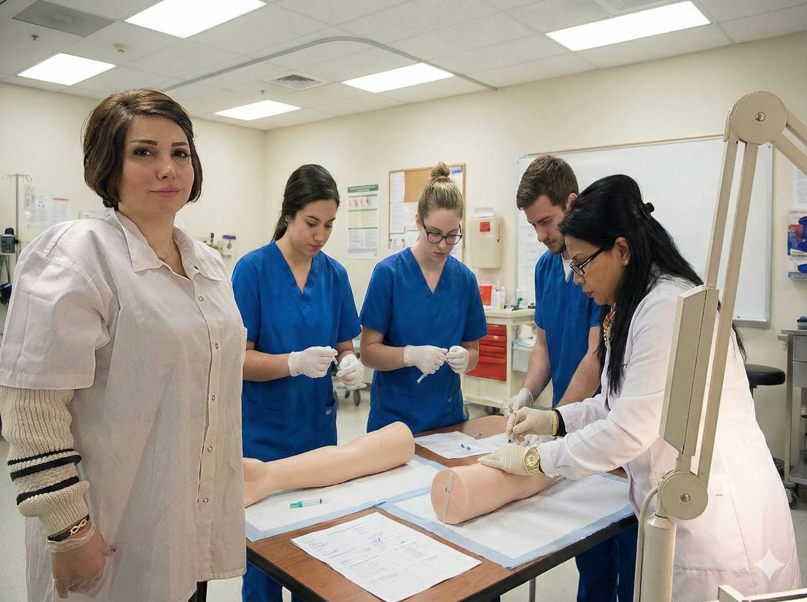 Hands-on clinical aesthetic training